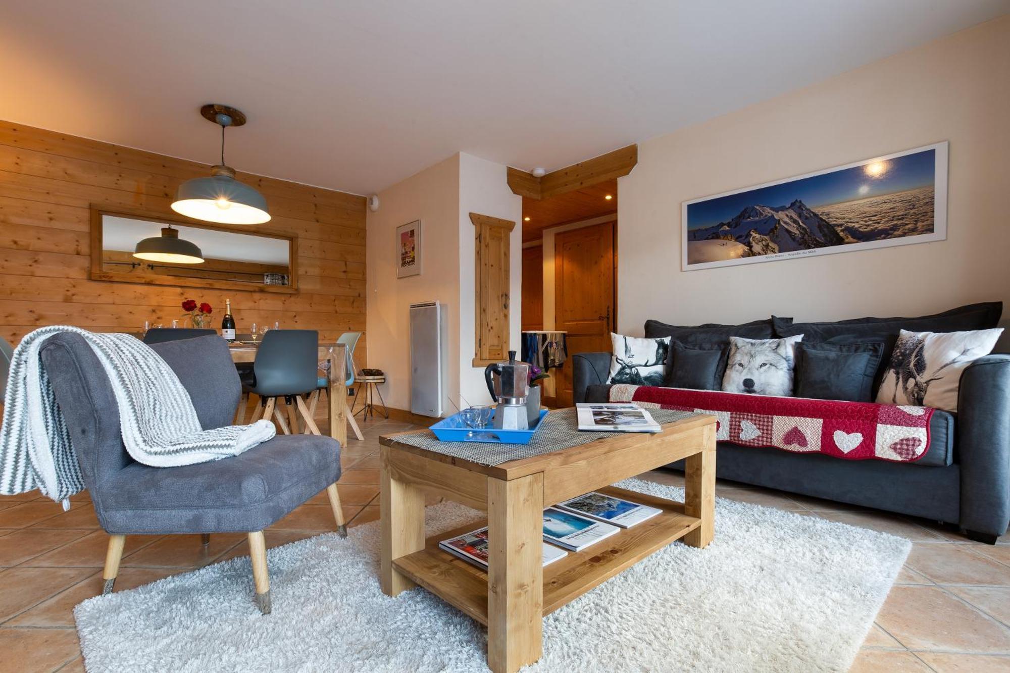 Appartement Belle Vue - Happy Rentals Шамони Экстерьер фото