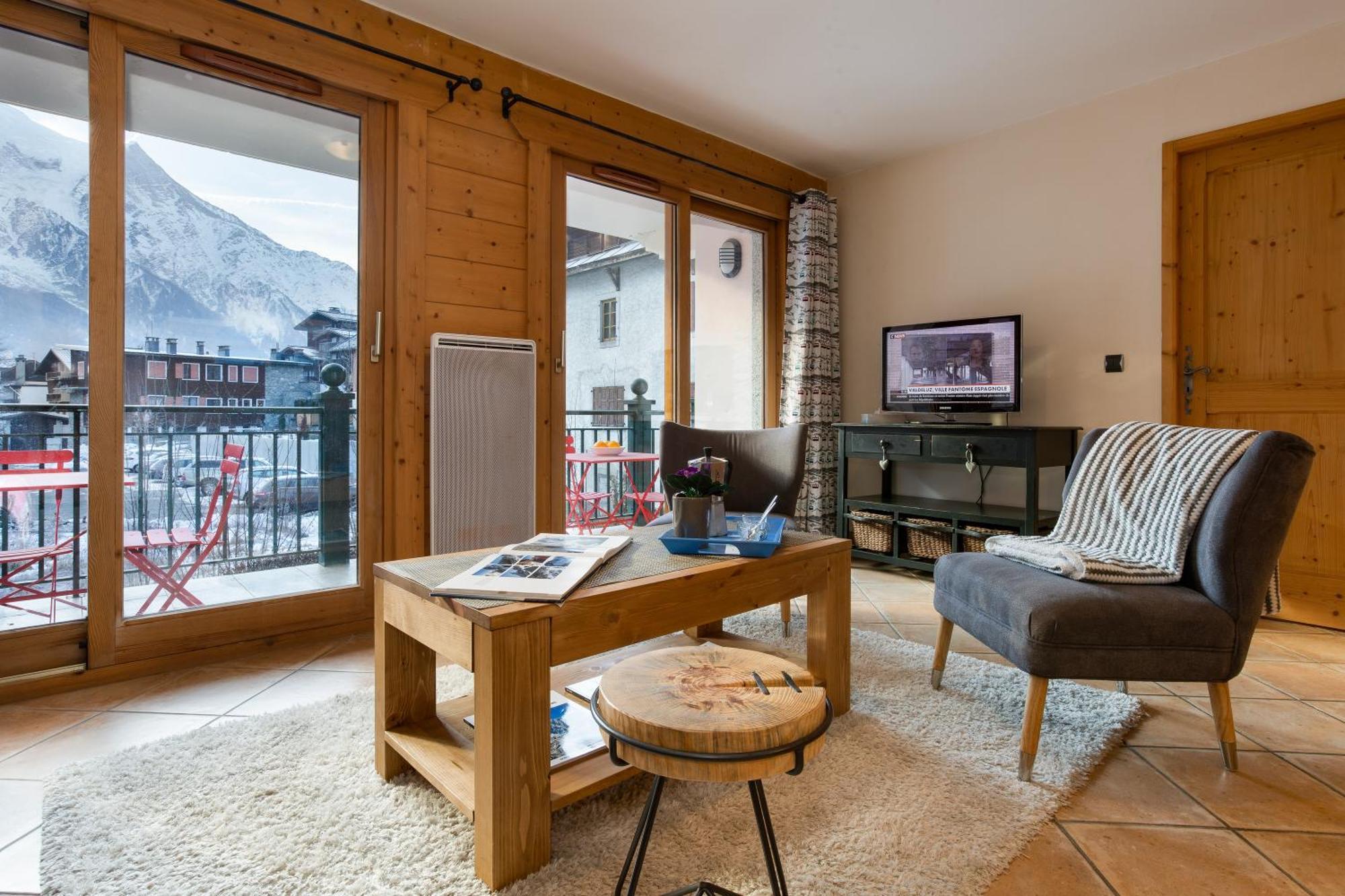 Appartement Belle Vue - Happy Rentals Шамони Экстерьер фото